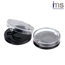 Round Plastic Blush Compact Case